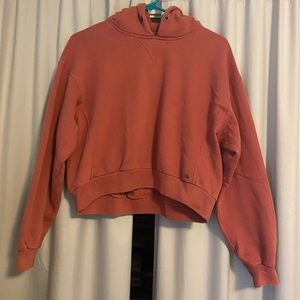Abercrombie & Fitch crop fleece hoodie